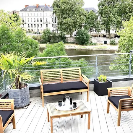 Le Venitienexceptionnel Loft-rooftop Vue Erdre *